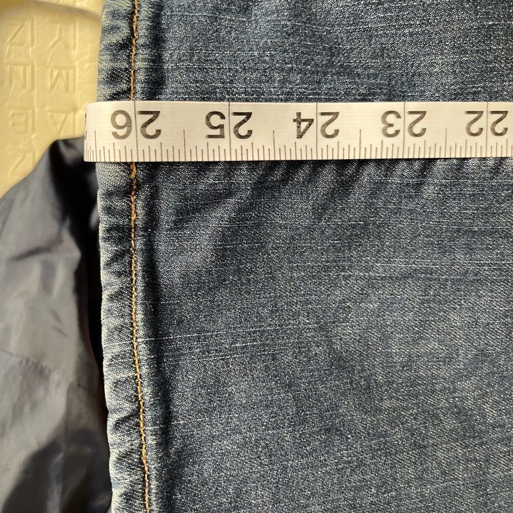LL bean favorite fit flannel lined jeans - Picture 4 of 5
